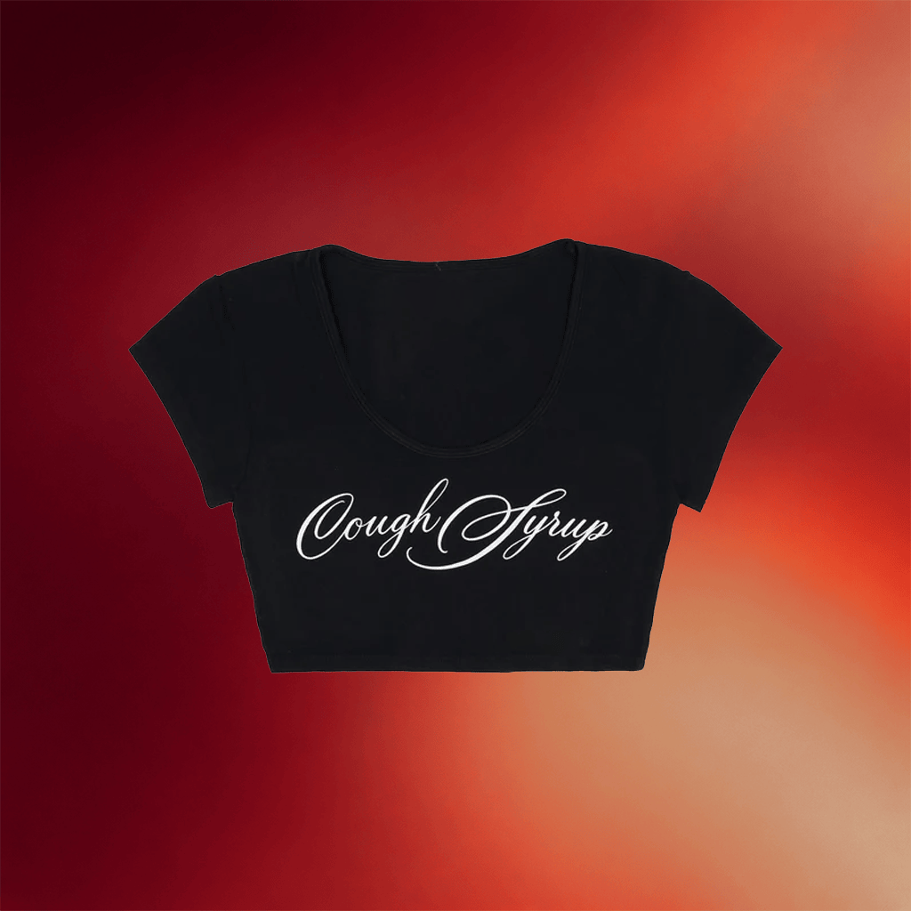That's A Awful Lot Of Cough Syrup Merch 2026 ALOCS Black Cropped T-Shirt Gifts For Her - Merchluma