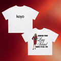 Pure Noise Merch Koyo Someone From Long Island White Cropped T-Shirt Gifts For Sister - Merchluma