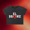 Bronx Native Merch El Bronx Valentine Snow Cropped T-Shirt Gift Ideas For Sister - Merchluma