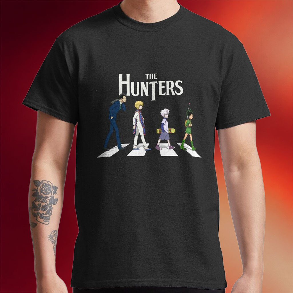 Hunter X Hunter Merch 2026 The Hunters Abbey Road T-Shirt Good Gifts For Anime Lovers - Merchluma