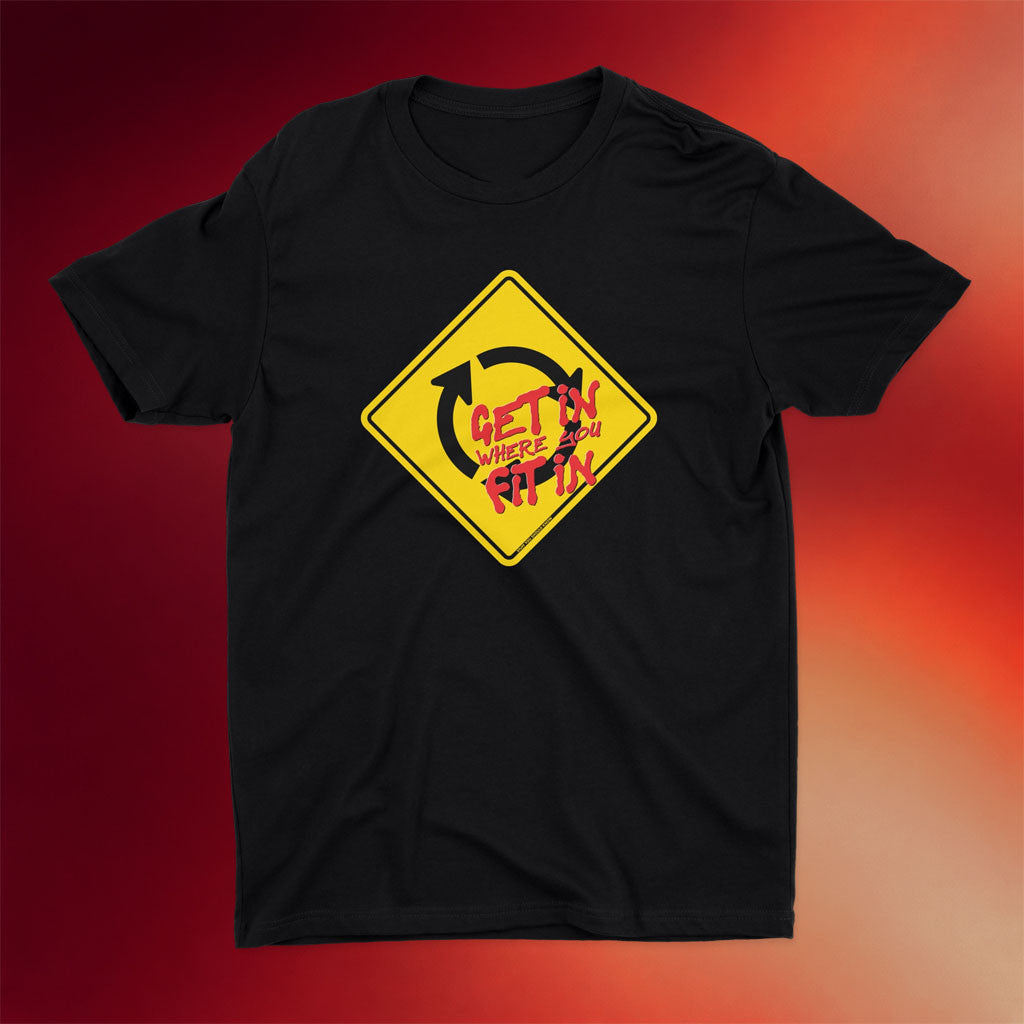 Stuff You Should Know Merch 2026 Get In Where You Fit In T-Shirt Black Gift For Husband - Merchluma