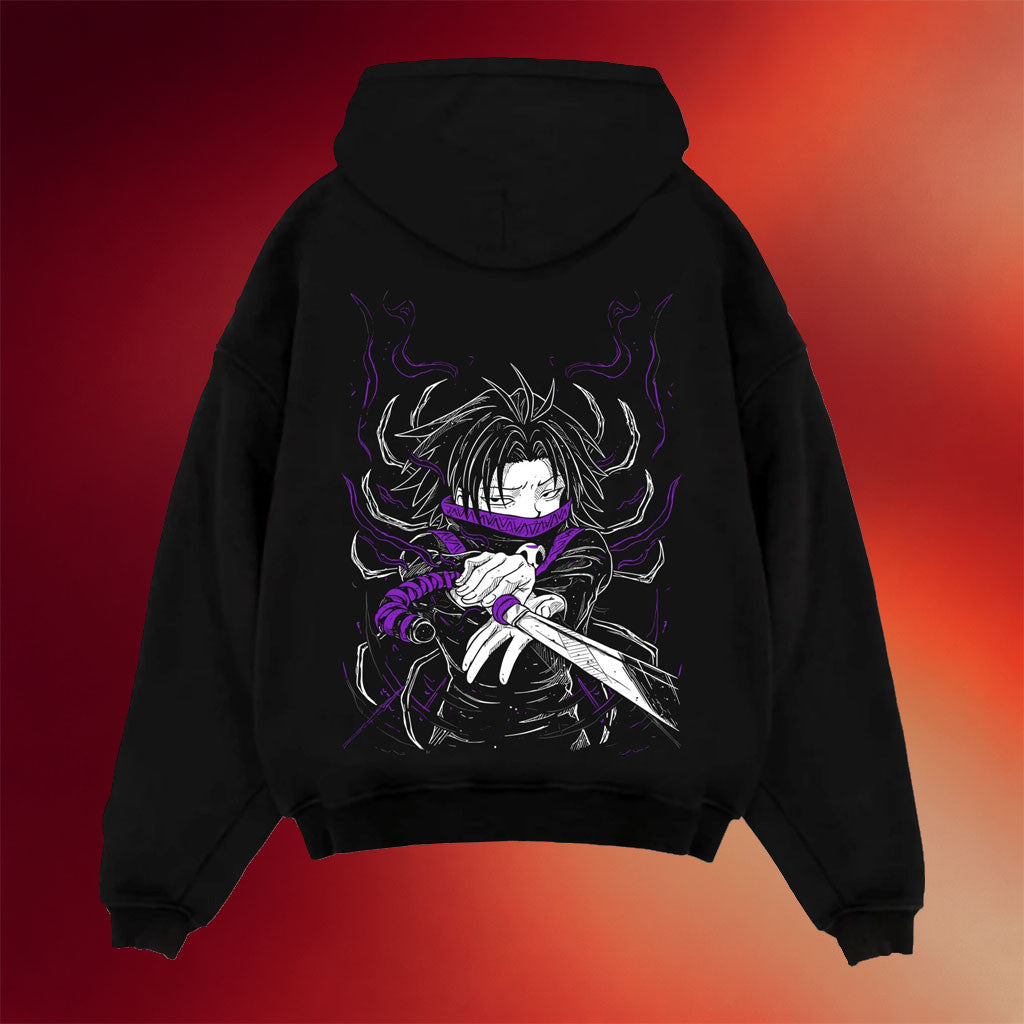 Hunter X Hunter Merch 2026 Kurapika Hunter X Hunter Hoodie Scarlet Eyes Chain Power Hoodie - Merchluma