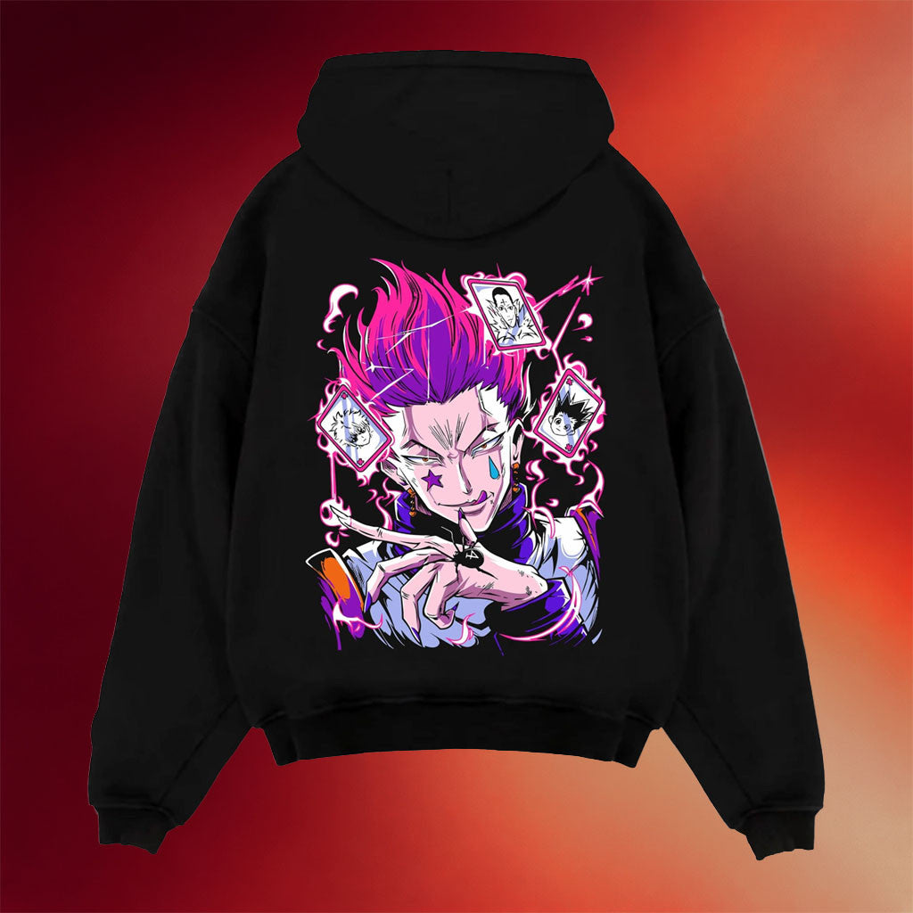 Hunter X Hunter Merch 2026 Hisoka Card Trick Hoodie Best Gifts For An Anime Fan - Merchluma