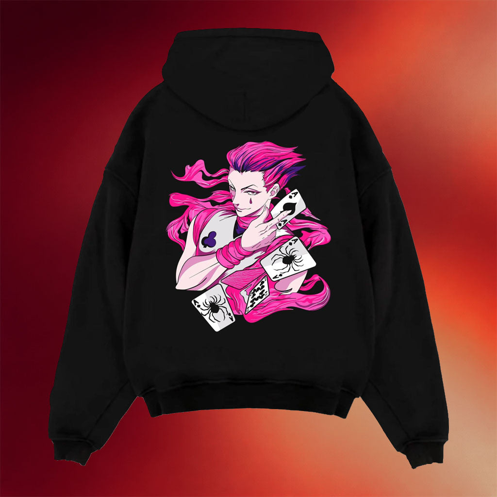 Hunter X Hunter Merch 2026 Hisoka Hunter x Hunter Hoodie Magic Card Power Strike Hoodie Gifts - Merchluma