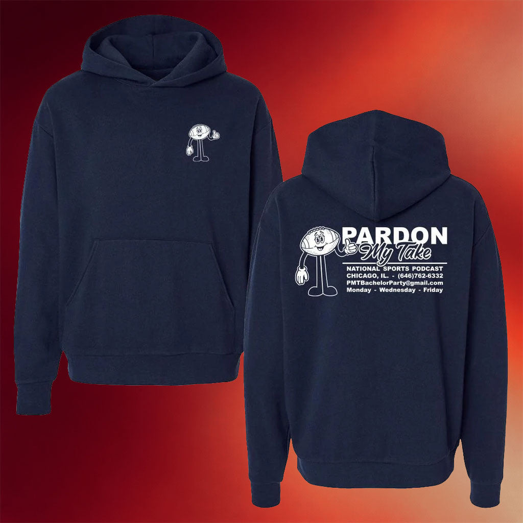 Pardon My Take Merch 2026 Pardon My Take Football Hoodie Gifts For Your Boyfriend - Merchluma