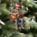 David Bowie Swing Christmas Ornament Xmas Tree Hanging Decor David Bowie Merch Music Fan Gifts - Merchluma