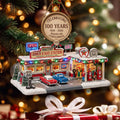 Route 66 Diner And Gas Station 100th Anniversary Ornament Christmas Tree Decor Gifts For Fan - Merchluma
