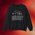 Huberman Lab Merch 2026 Huber Daddy Sweatshirt Script And Block Letter Crewneck Black - Merchluma