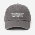 Harry Styles Techno Is My Boyfriend 2026 Hat Embroidered Harry Styles Merch Gift For Fans - Merchluma