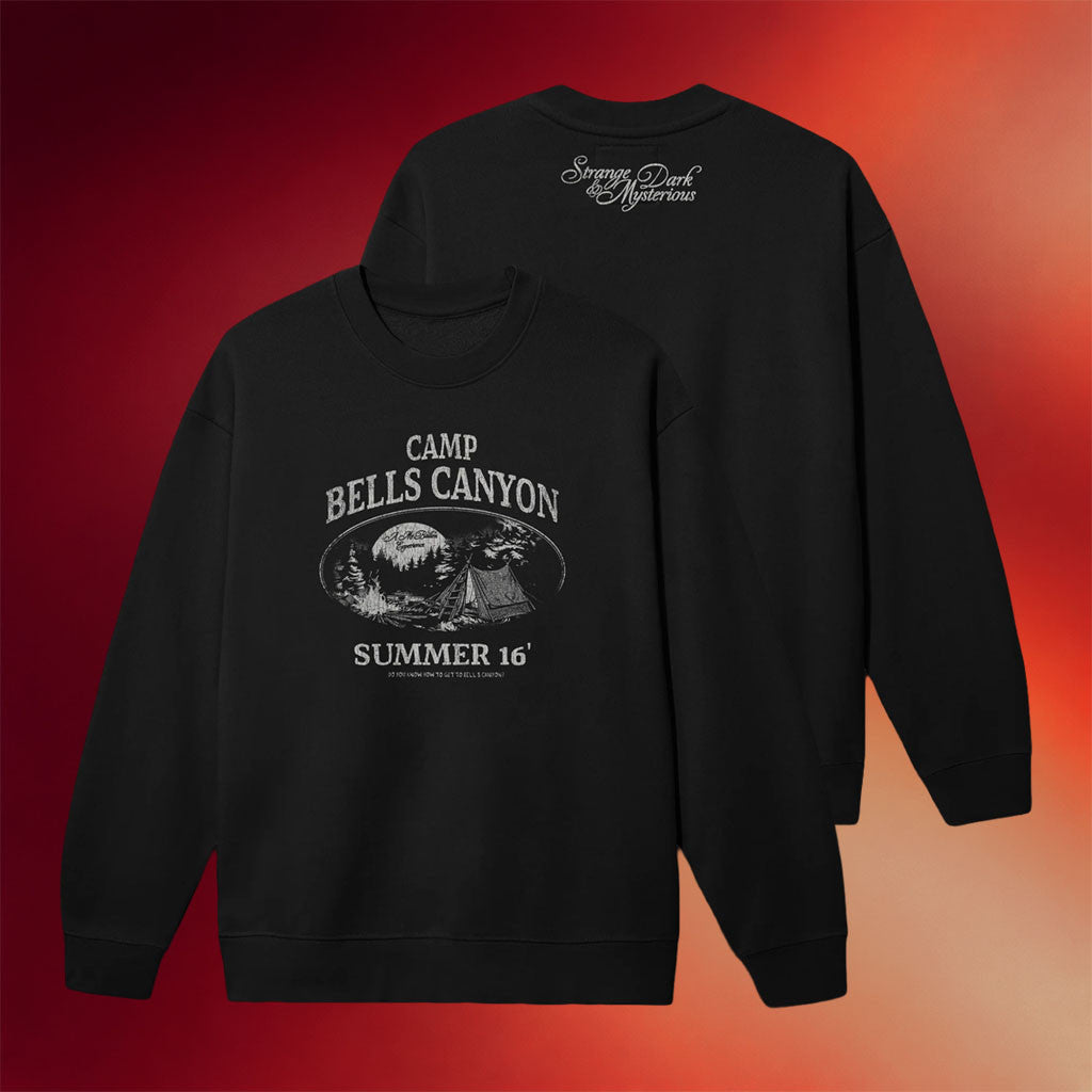 MrBallen Merch 2026 Bells Canyon Black Crewneck Strange Dark And Mysterious Sweatshirt Fan Gift - Merchluma