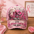 Personalized Cowgirl Give Breast Cancer The Boot Hat Breast Cancer Awareness Merch - Merchluma