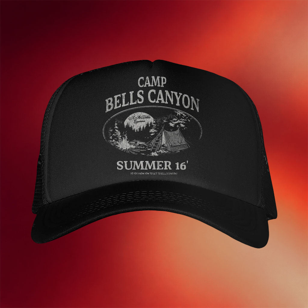 MrBallen Merch 2026 Bells Canyon Trucker Hat Strange Dark And Mysterious Cap Podcast Fan Gifts - Merchluma