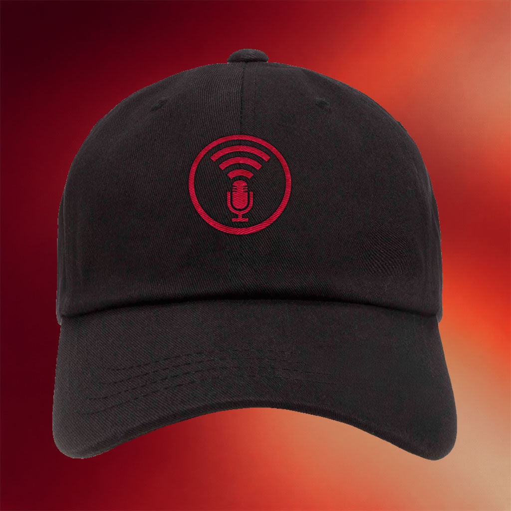 Stuff You Should Know Merch 2026 Stuff You Should Know Red Mic Hat Embroidered Gift For Fans - Merchluma