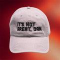 Pod Save America Merch 2026 It's Not Great Dan Hat Embroidered Politics Podcast Cap Gifts - Merchluma