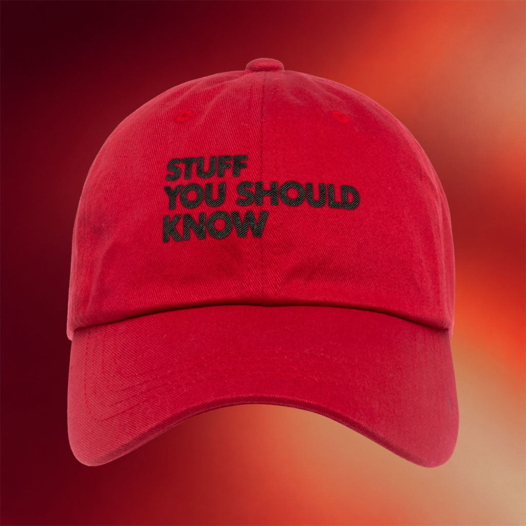 Stuff You Should Know Merch 2026 Stuff You Should Know Hat Embroidered Gift For Podcast Fans - Merchluma