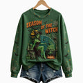 2026 Halloween Season Of The Witch Sweatshirt Spooky Season Apparel Halloween Gifts - Merchluma
