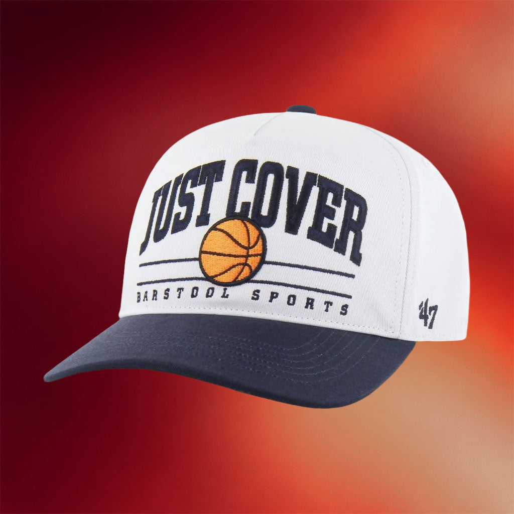 Pardon My Take Merch 2026 Just Cover Roscoe '47 Embroidered Hat Barstool Sports Merchandise - Merchluma