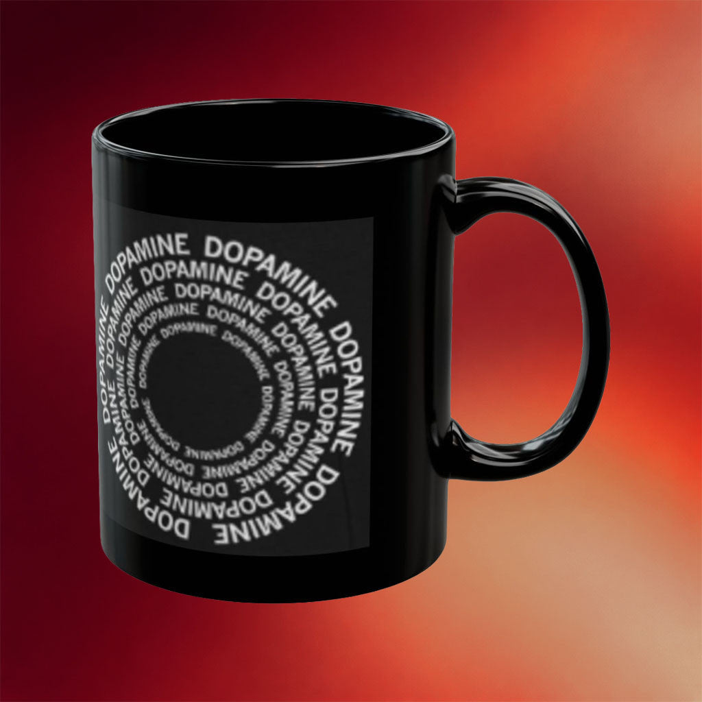 Huberman Lab Merch 2026 Dopamine Spiral Mug Black Andrew Huberman Huberman Lab Merch Gifts - Merchluma