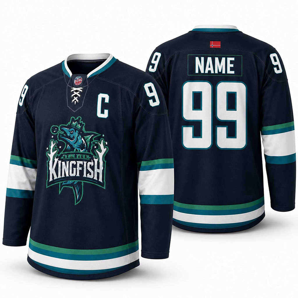 Personalized 2026 Baton Rouge Kingfish Home Hockey Jersey Kingfish Merch Hockey Lover Gifts - Merchluma