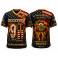 Personalized 2026 Buckeyes 25th Anniversary We Will Never Forget Honoring The Heroes Jersey - Merchluma