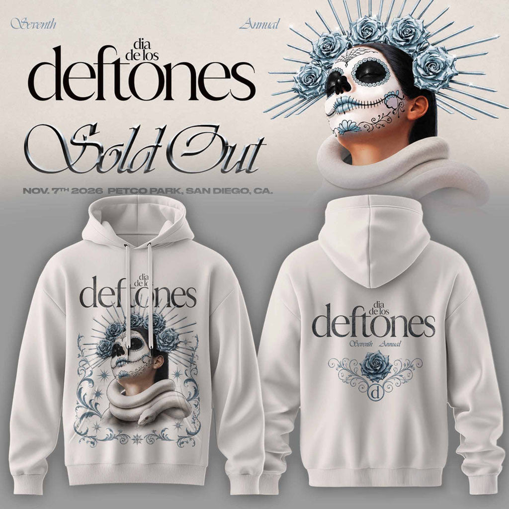 Deftones Merch Seventh Annual Dia De Los Deftones Celestial Gothic Hoodie Gifts For BFF - Merchluma