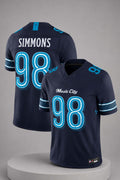 Jeffery Simmons Jersey Shirt #98 Tennessee Titans Rivalries Jersey Titans Merch Game Day Gifts - Merchluma