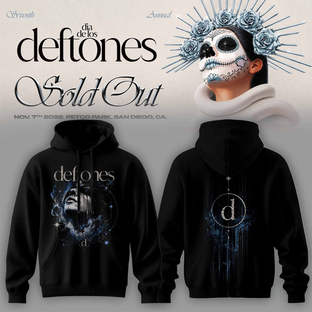 Deftones Merch Seventh Annual Dia De Los Deftones Celestial Gothic Hoodie Gifts For Friends - Merchluma