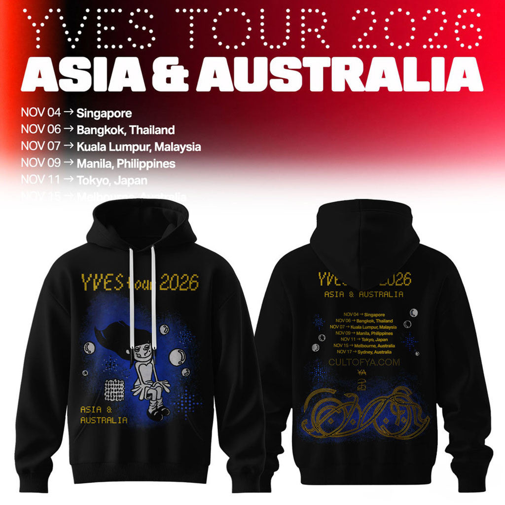 LOONA Yves Tour 2026 Asia And Australia Pixelated Character Hoodie Yves Merch Music Fan Gifts - Merchluma