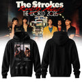 The Strokes Merch Reality Awaits World Tour 2026 NYC Signature Hoodie Music Apparel For Fans - Merchluma