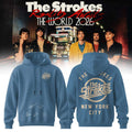 The Strokes Reality Awaits World Tour 2026 NYC Signature Hoodie The Strokes Merchandise - Merchluma