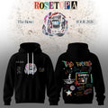 Rosetopia The Rose Tour 2026 Live Session Hoodie Black The Rose Merch Rock Lovers Gifts - Merchluma