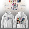 Rosetopia The Rose Tour 2026 Live Session Hoodie White The Rose Merch Gifts For Rock Lovers - Merchluma
