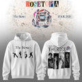 Rosetopia The Rose Tour 2026 Live Session Hoodie White The Rose Merch Rock Fan Gifts - Merchluma