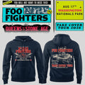 Foo Fighters Take Cover Tour 2026 Washington DC Nationals Park Hoodie Navy Foo Fighters Merch - Merchluma