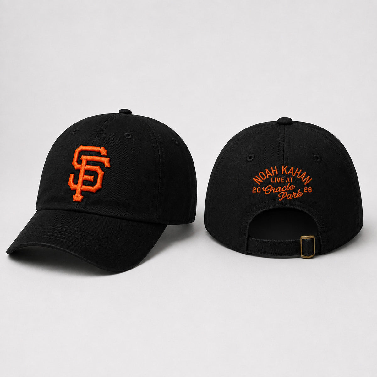 2026 Noah Kahan Oracle Park Giants Hat Embroidered SF Giants Noah Kahan Tour Merch Fan Gifts - Merchluma