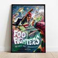 Foo Fighters Washington DC Nationals Park Concert Poster Foo Fighters Merch Wall Art - Merchluma