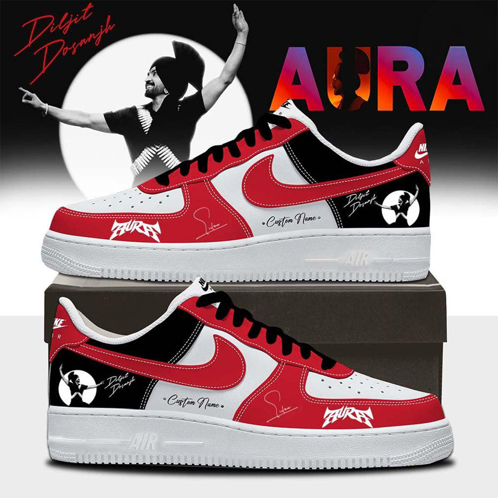 Personalized Diljit Dosanjh AURA World Tour 2026 Shoes Diljit Dosanjh Merch Music Fan Gifts - Merchluma
