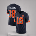 Caleb Williams Chicago Bears Rivalries Jersey No 18 Jersey Chicago Bears Merch Game Day Gifts - Merchluma