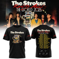 The Strokes Reality Awaits World Tour 2026 Graphic T-Shirt The Strokes Merchandise Fan Gear - Merchluma