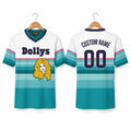 Personalized Dolly Parton DOLLY'S Retro Sunset Jersey RIP Dolly Parton Memorial Gifts - Merchluma