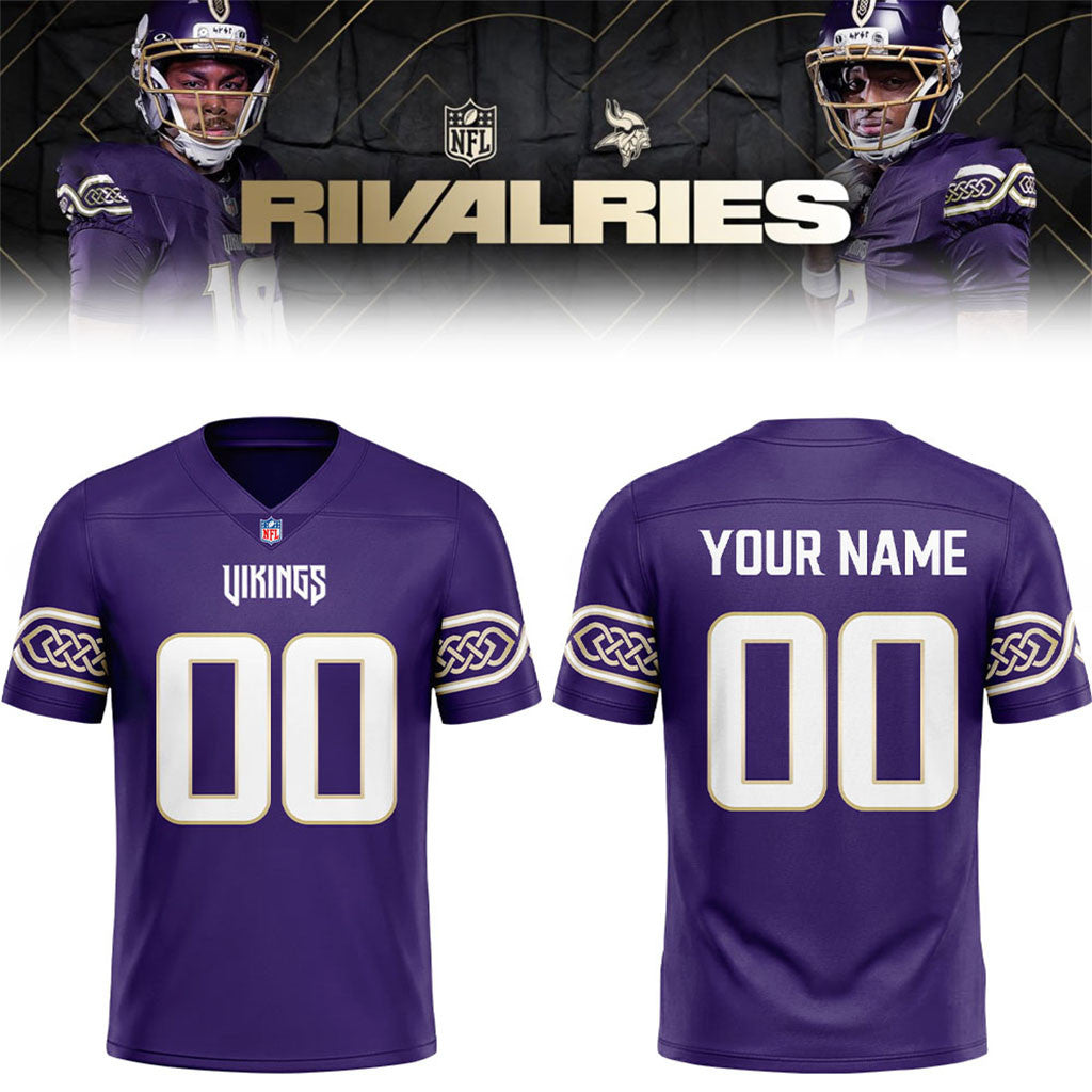 Personalized Vikings Rivalries Jersey MN Vikings Merch 2026 Best Gift For Football Lover - Merchluma