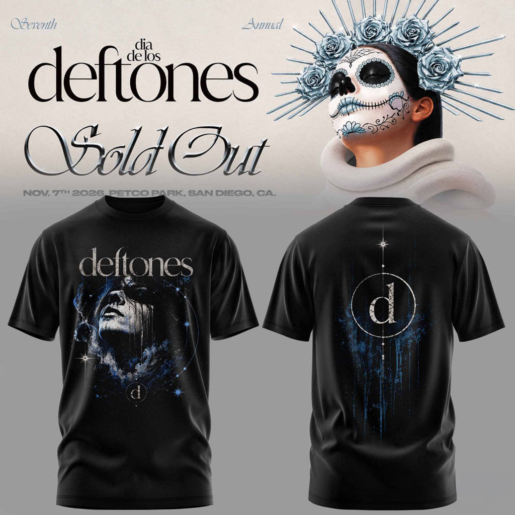 Deftones Merch Seventh Annual Dia De Los Deftones Celestial Gothic T-Shirt Gifts For Fans - Merchluma