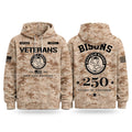 Custom 2026 Bisons Veterans Day 250 Years Of Freedom Hoodie Bisons Merch Gift For Veteran Dad - Merchluma