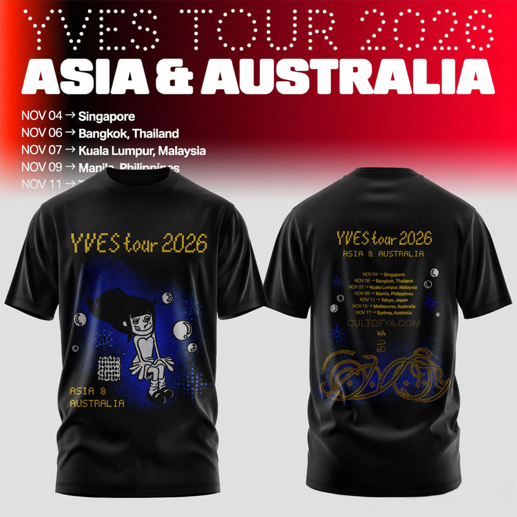 Yves Merch LOONA Yves Tour 2026 Asia And Australia Pixelated Character Shirt Music Lover Gifts - Merchluma