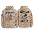 Personalized 2026 Bulls Veterans Day 250 Years Of Freedom Hoodie Bulls Merch Military Gifts - Merchluma