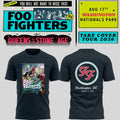 Foo Fighters Take Cover Tour 2026 Washington DC Nationals Park Shirt Navy Foo Fighters Merch - Merchluma