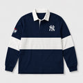 2026 Yankees Long Sleeve Polo Shirt Night NY Yankees Merch Gift For Baseball Lovers - Merchluma