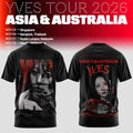 Yves Merch LOONA Yves Tour 2026 Asia And Australia Shirt Black Music Fan Apparel - Merchluma