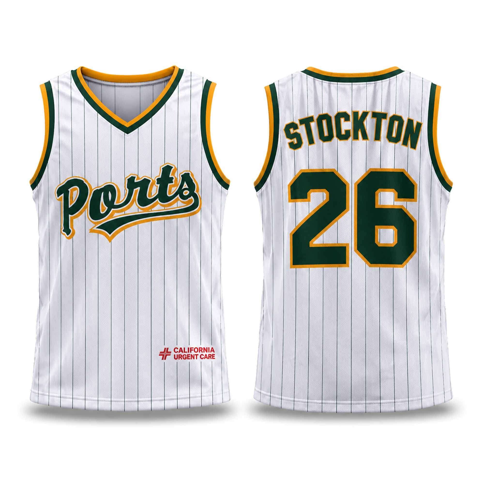 2026 Stockton Ports Basketball Jersey Game Day Outfits Stockton Ports Merch Fan Gifts - Merchluma