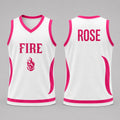 Portland Fire Rose Dragon 2026 Basketball Jersey Portland Fire Merch Gift For Basketball Lovers - Merchluma